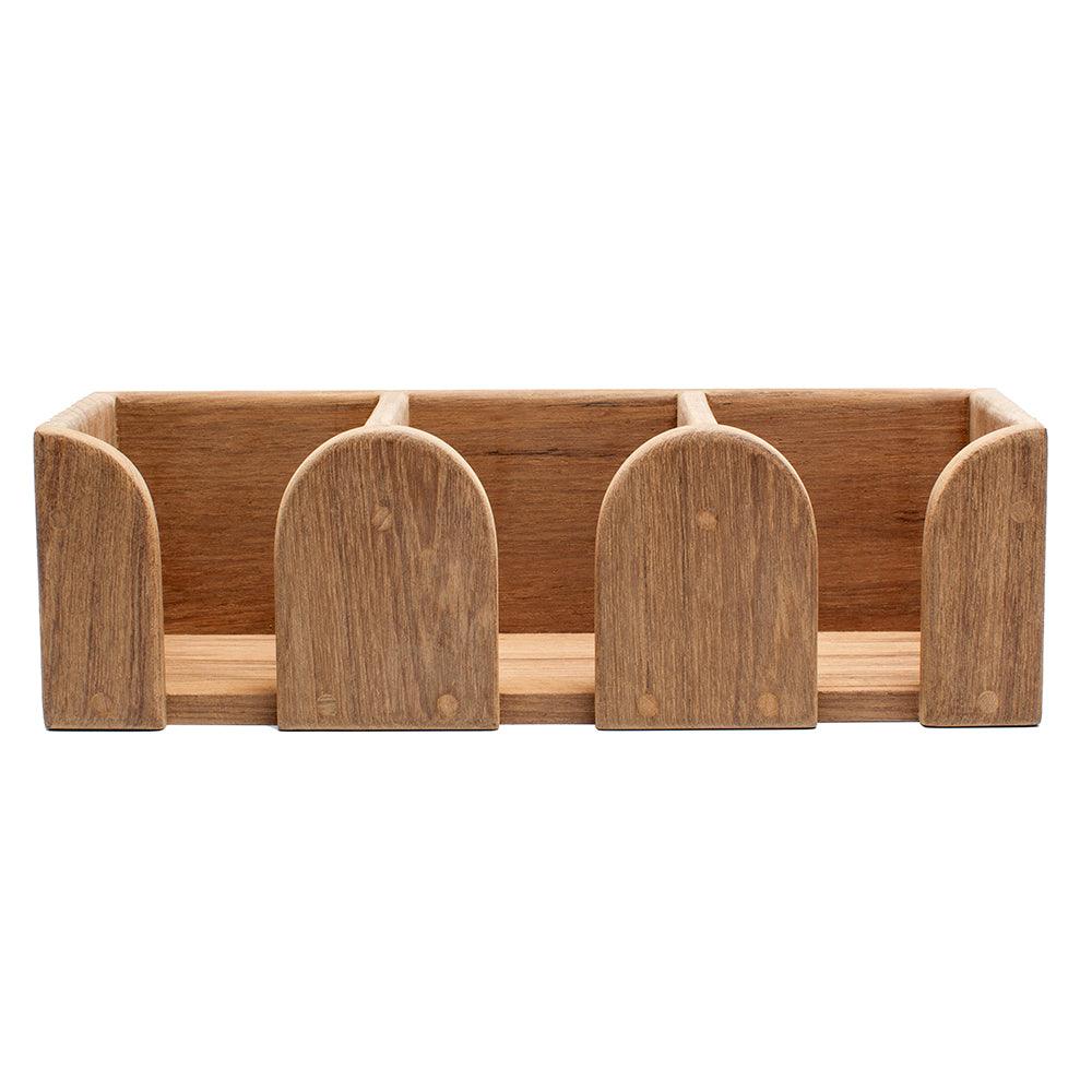 Whitecap Teak THree Mug Rack [62410] - SONARK MARINE 