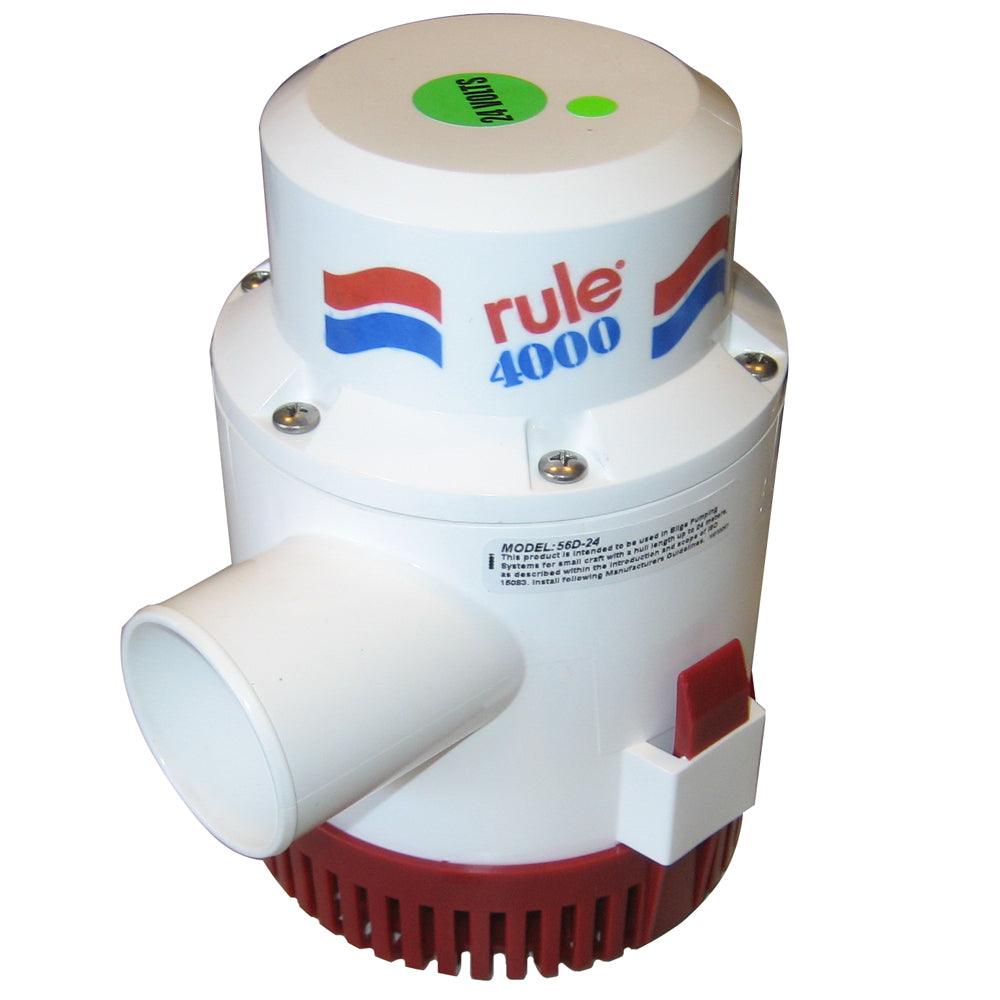 Rule 4000 Non-Automatic Bilge Pump - 24V [56D-24] - SONARK MARINE 