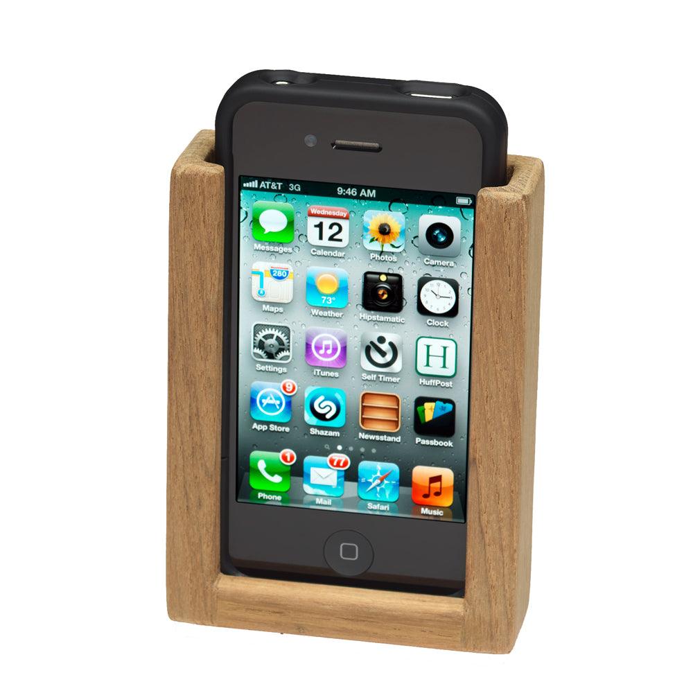 Whitecap Teak iPhone Rack [63272] - SONARK MARINE 