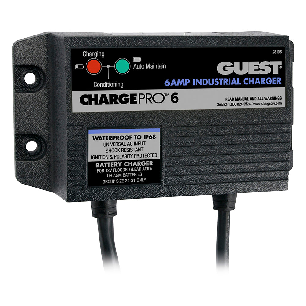 Guest 6A/12V 1 Bank 120V Input On-Board Battery Charger at Sonark Marine