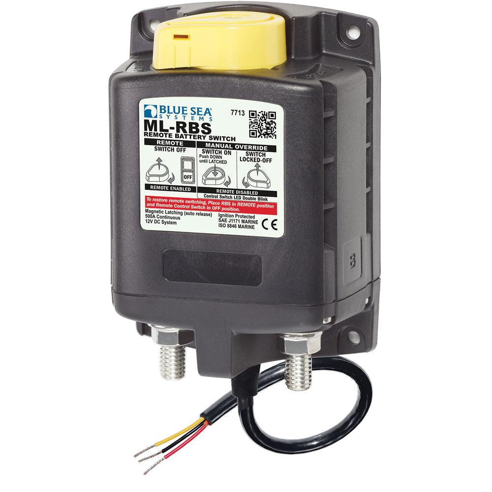 Blue Sea 7713 ML-RBS Remote Battery Switch w/Manual Control Release - 12V [7713] - SONARK MARINE 