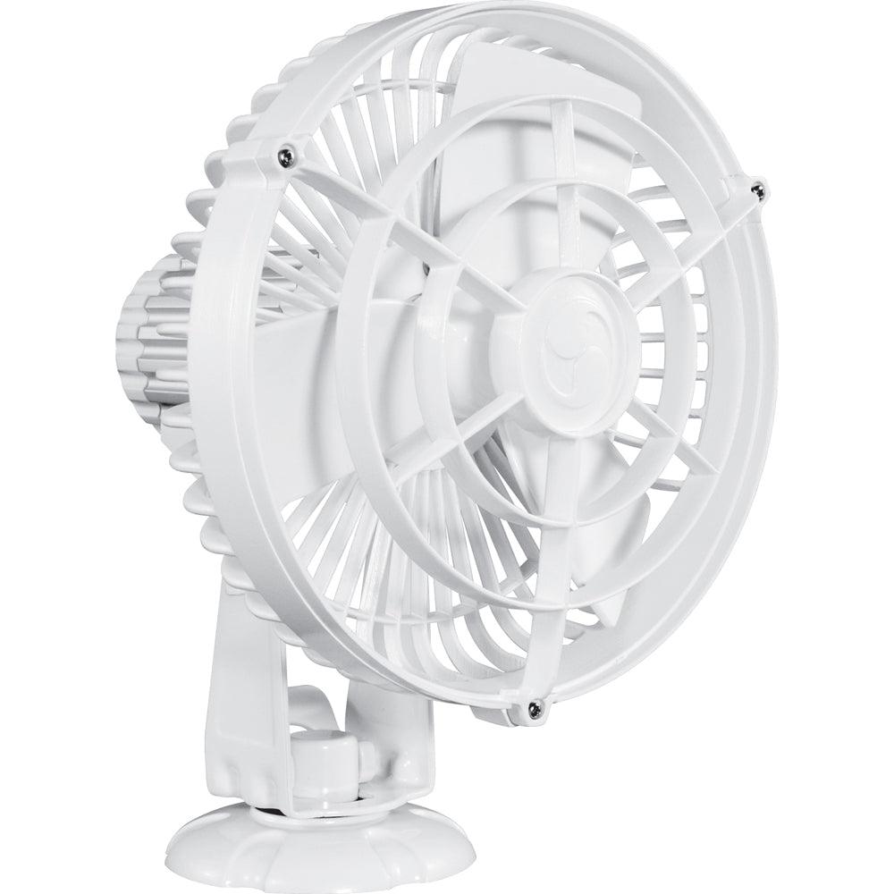 SEEKR by Caframo Kona 817 12V 3-Speed 7" Waterproof Fan - White [817CAWBX] - SONARK MARINE 