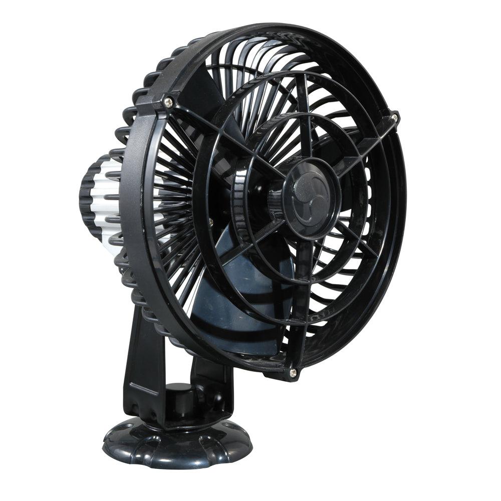 SEEKR by Caframo Kona 817 12V 3-Speed 7" Waterproof Fan - Black [817CABBX] - SONARK MARINE 