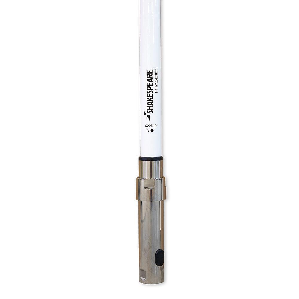 Shakespeare VHF 8' 6225-R Phase III Antenna - No Cable [6225-R] - SONARK MARINE 