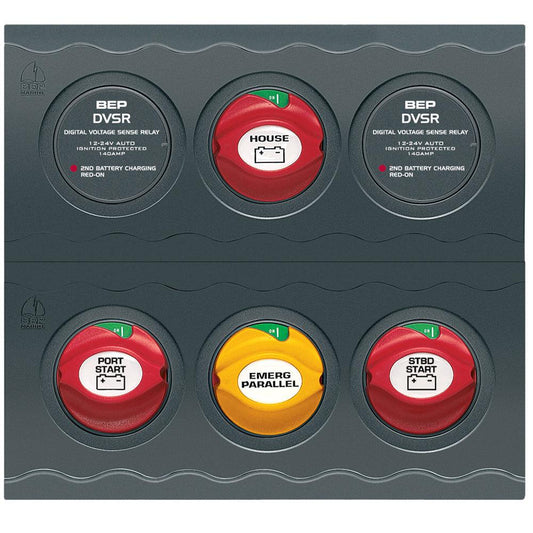 BEP Battery Management Contour Connect Panel f/Twin Engines w/VSR's [CC-803N] - SONARK MARINE 