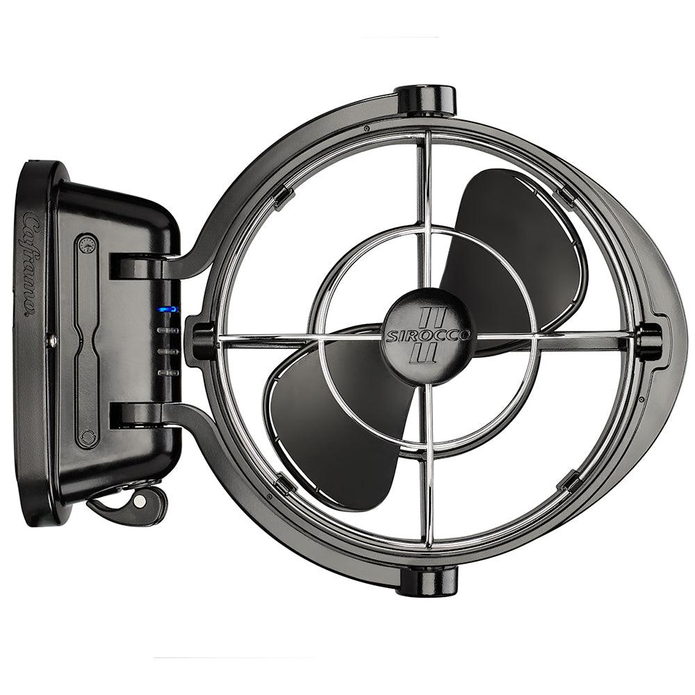 SEEKR by Caframo Sirocco II 3-Speed 7" Gimbal Fan - Black - 12-24V [7010CABBX] - SONARK MARINE 