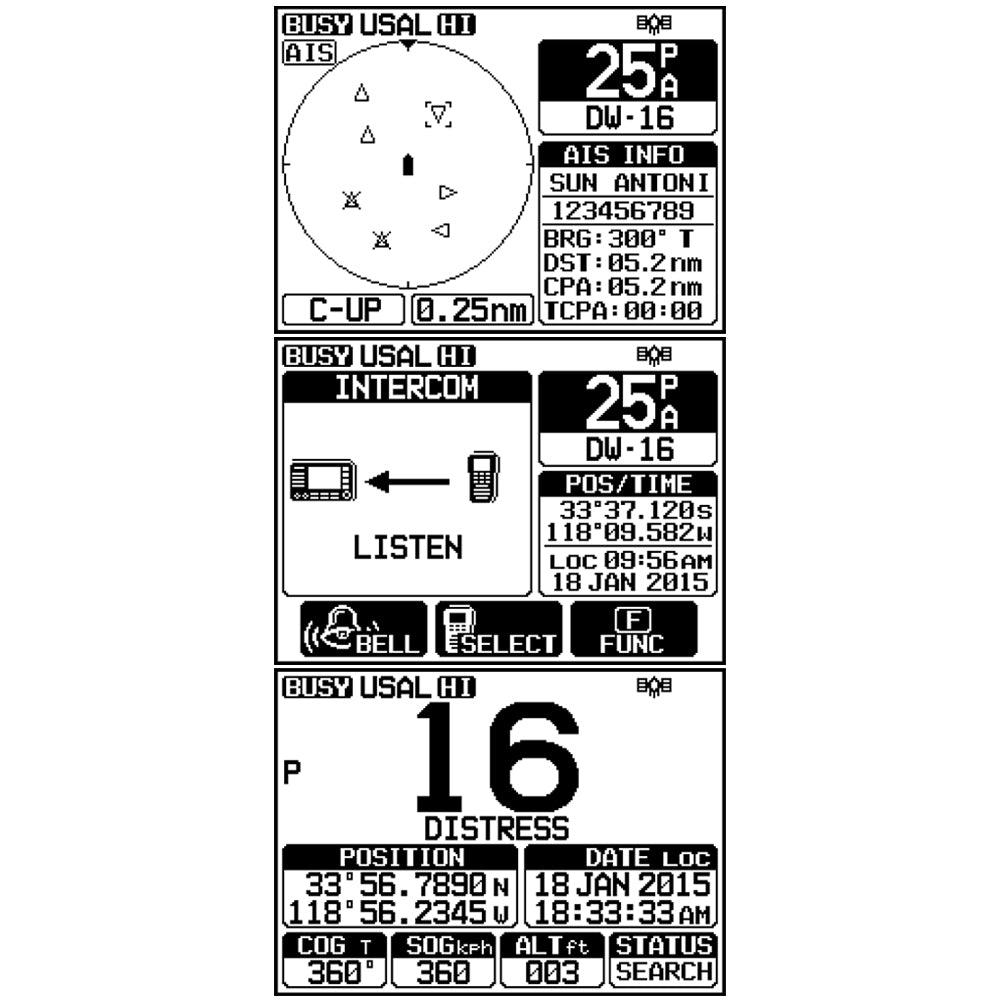 Standard Horizon Quantum GX6000 25W Commercial Grade Fixed Mount VHF w/NMEA 2000, Integrated AIS receiver, Speaker Mic [GX6000] - SONARK MARINE 