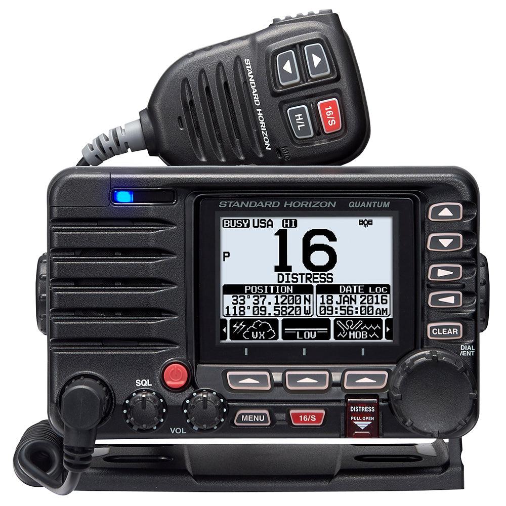 Standard Horizon Quantum GX6000 25W Commercial Grade Fixed Mount VHF w/NMEA 2000, Integrated AIS receiver, Speaker Mic [GX6000] - SONARK MARINE 