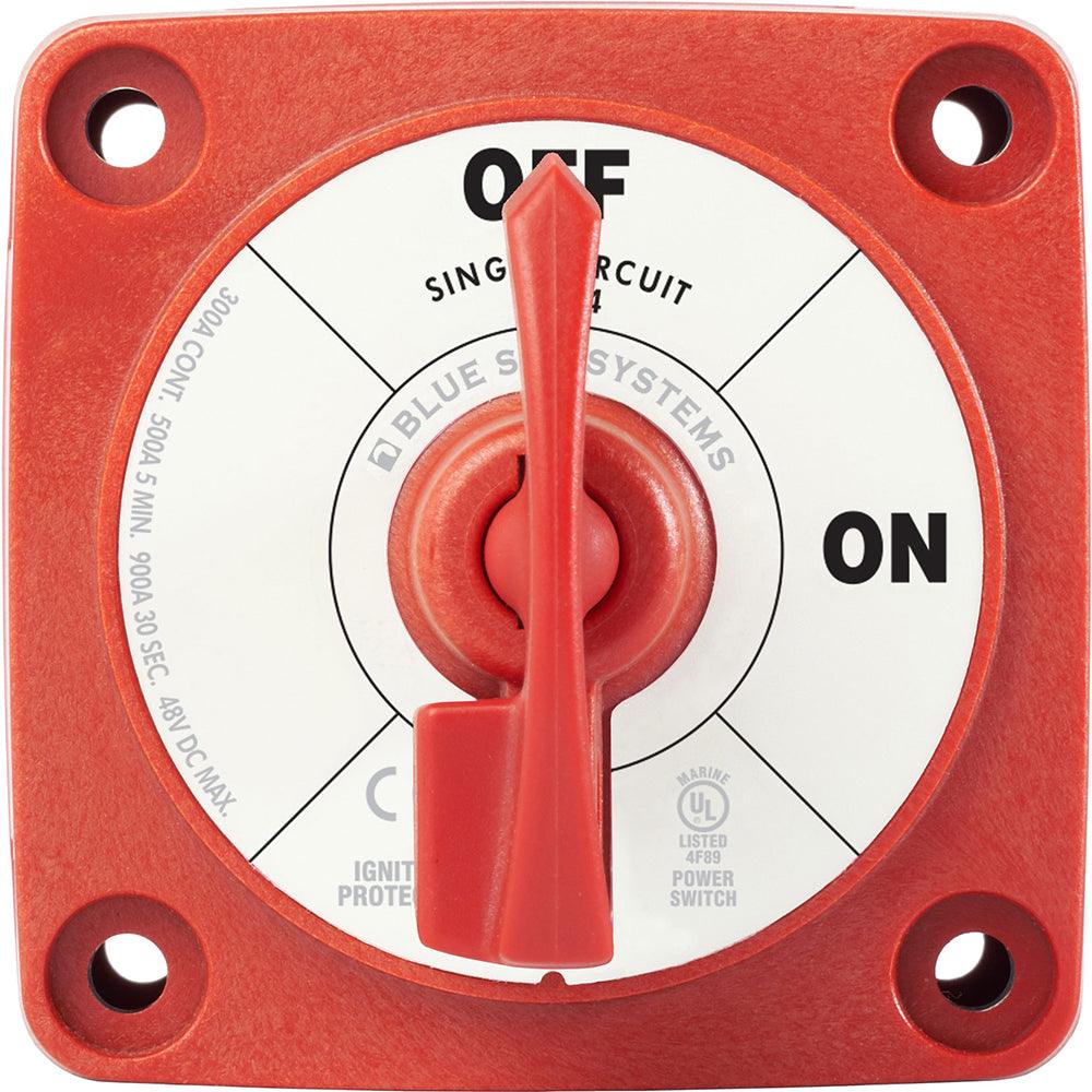 Blue Sea 6004 Single Circuit ON-OFF w/Locking Key - Red [6004] - SONARK MARINE 