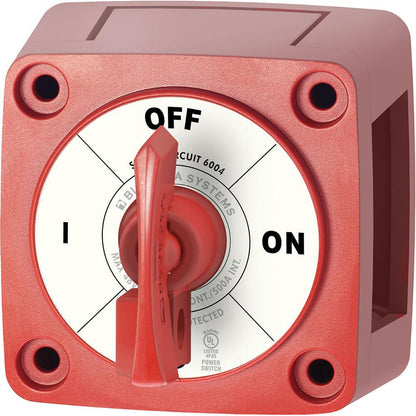 Blue Sea 6004 Single Circuit ON-OFF w/Locking Key - Red [6004] - SONARK MARINE 