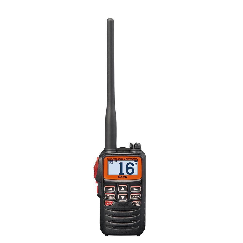 Standard Horizon HX40 Handheld 6W Ultra Compact Marine VHF Transceiver w/FM Band [HX40] - SONARK MARINE 