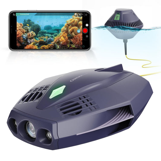 Chasing Dory Underwater Drone - Palm-Sized 1080p Full HD Underwater Drone with Camera for Real Time Viewing, APP Remote Control (Green)