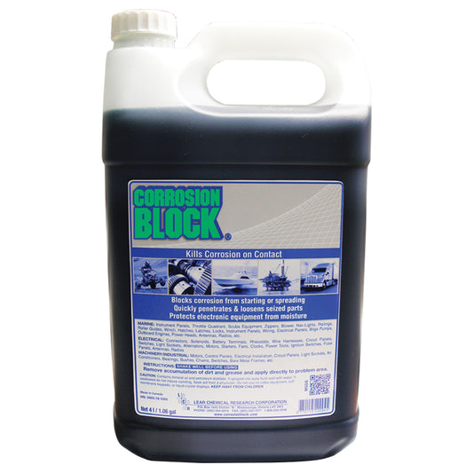Corrosion Block Corrosion Block Liquid 4-Liter Refill - Non-Hazmat, Non-Flammable & Non-Toxic