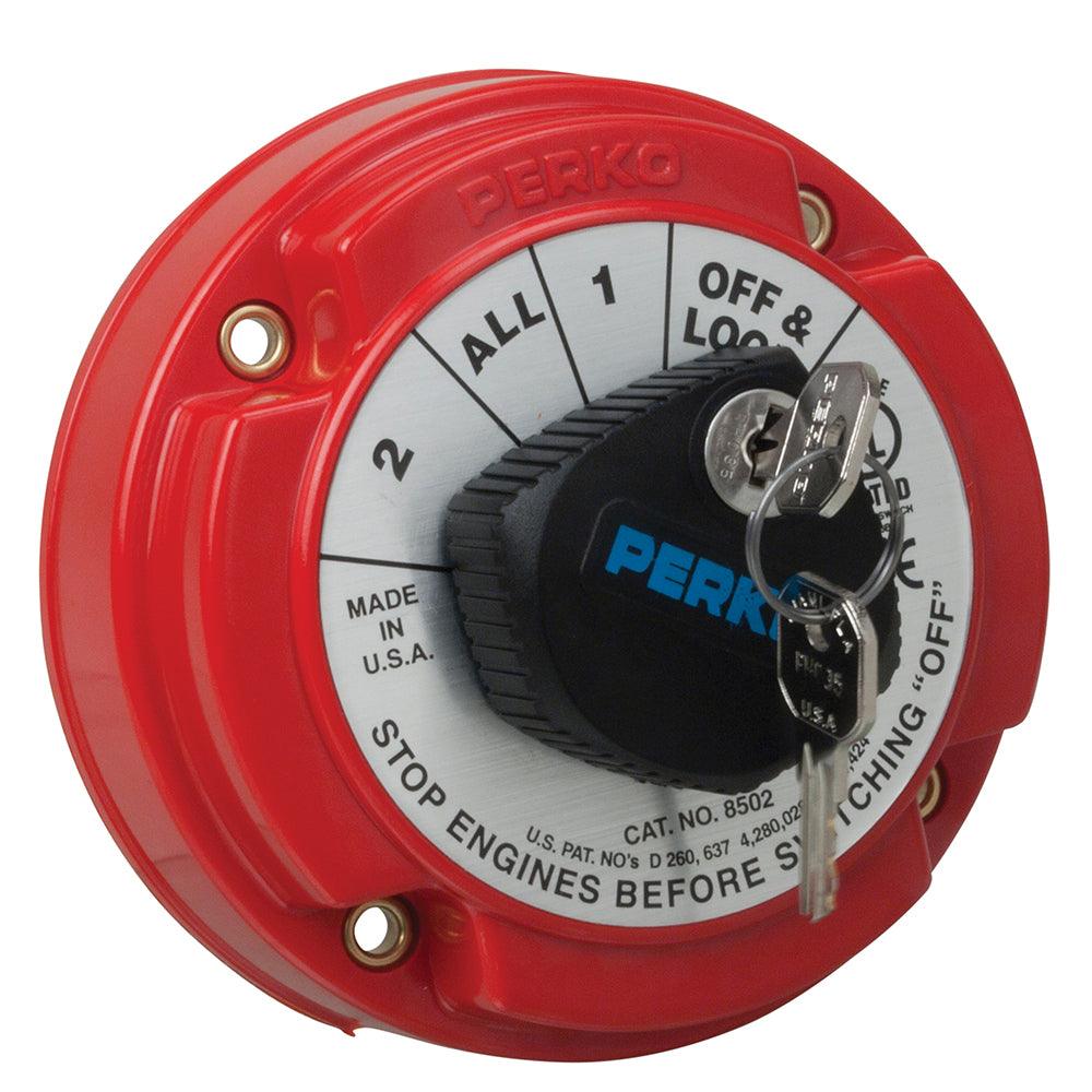 Perko Medium Duty Battery Selector Switch w/Key Lock [8502DP] - SONARK MARINE 