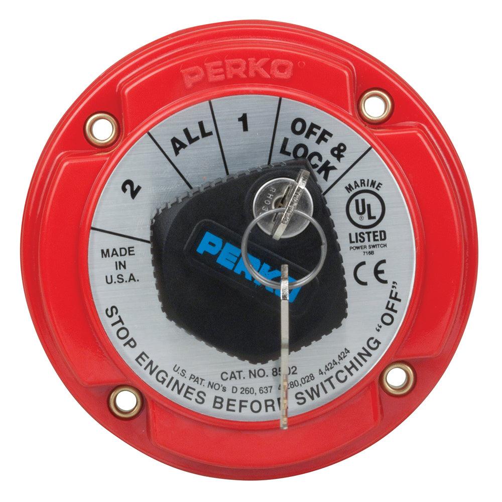 Perko Medium Duty Battery Selector Switch w/Key Lock [8502DP] - SONARK MARINE 