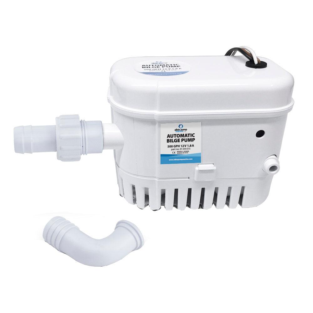 Albin Group Automatic Bilge Pump 500 GPH - 12V [01-04-015] - SONARK MARINE 