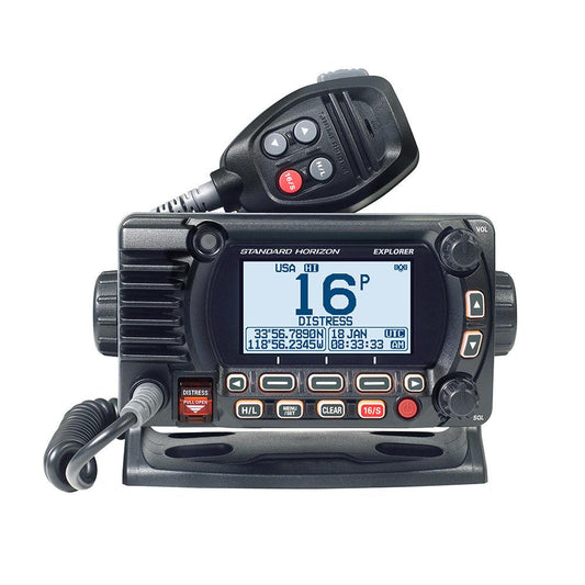 Standard Horizon GX1800G Fixed Mount VHF w/GPS - Black [GX1800GB] - SONARK MARINE 