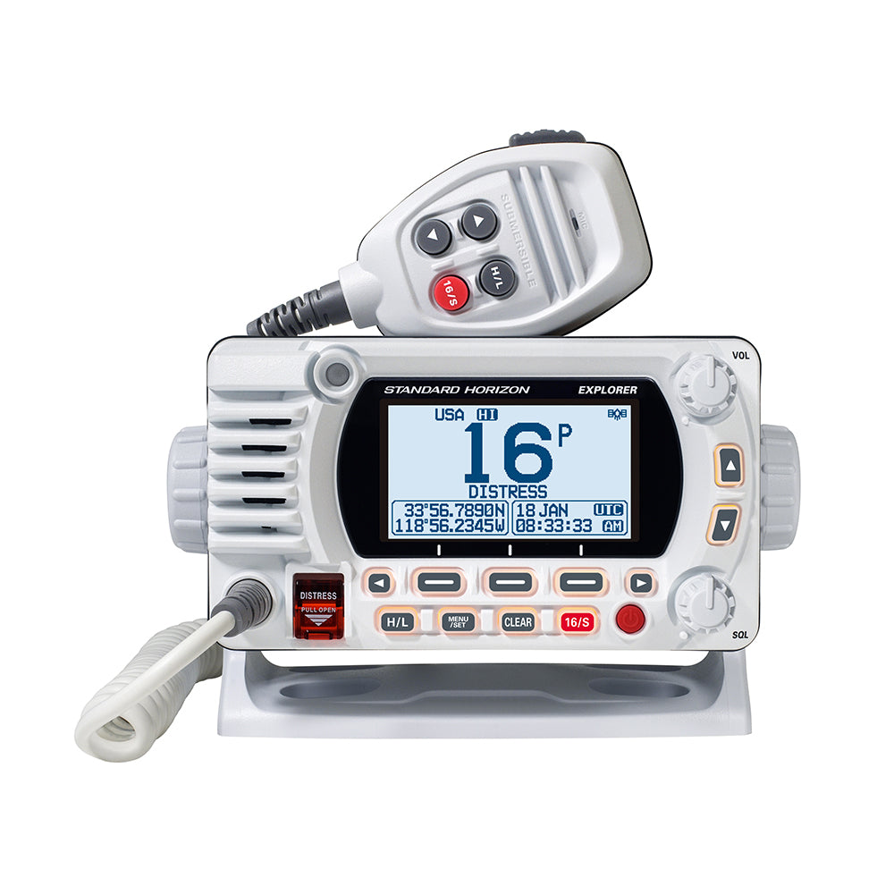 Standard Horizon GX1800G Fixed Mount VHF w/GPS - White at Sonark Marine