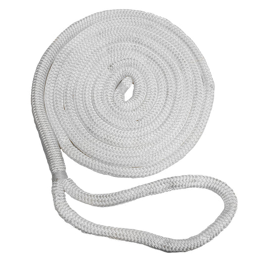 New England Ropes New England Ropes 3/4" Double Braid Dock Line - White - 50'