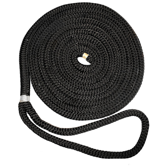 New England Ropes New England Ropes 3/4" Double Braid Dock Line - Black - 35'