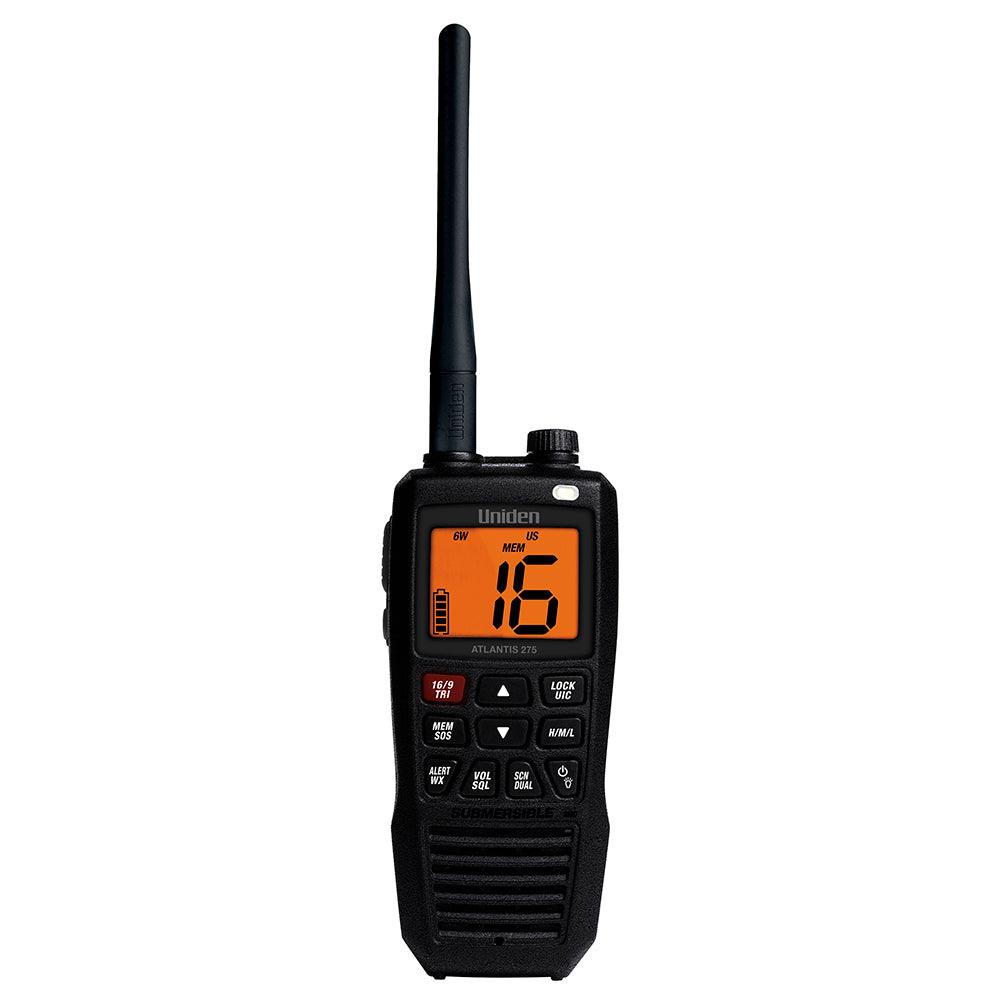 Uniden Atlantis 275 Floating Handheld VHF Marine Radio [ATLANTIS 275] - SONARK MARINE 