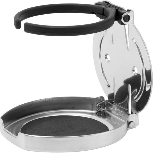 Sea-Dog Adjustable Folding Drink Holder - 304 Stainless Steel [588250-1] - SONARK MARINE 