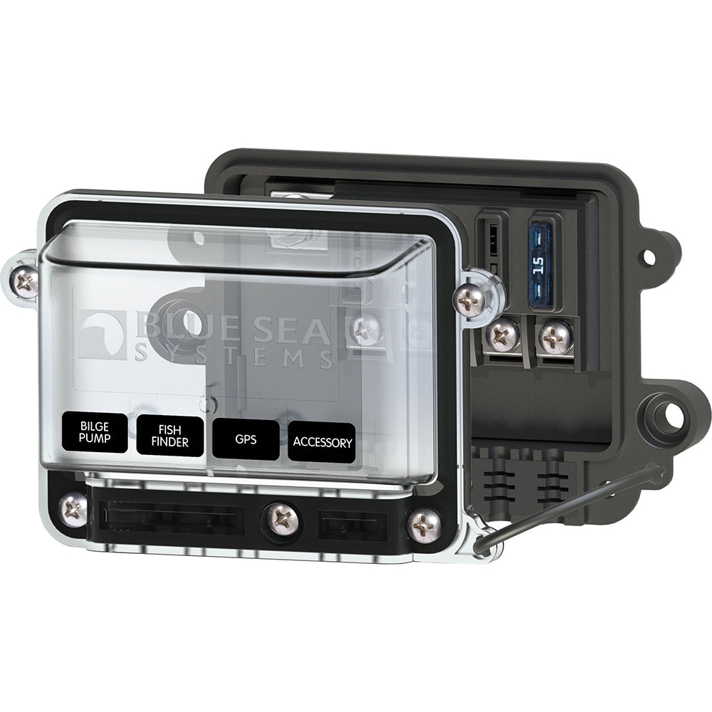 Blue Sea Systems Blue Sea 5056 ST-Blade Water Resistant Fuse Block w/Cover at Sonark Marine