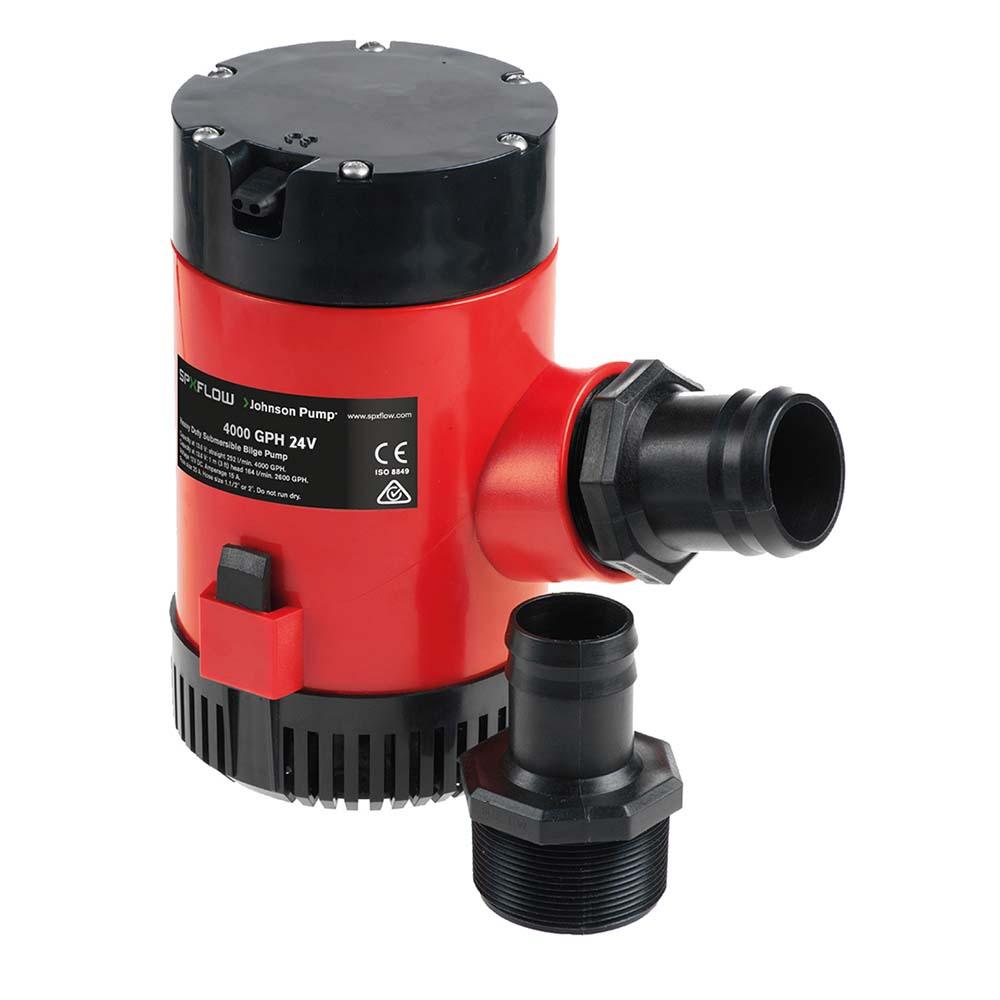 Johnson Pump Heavy Duty Bilge Pump 4000 GPH - 24V [40084] - SONARK MARINE 