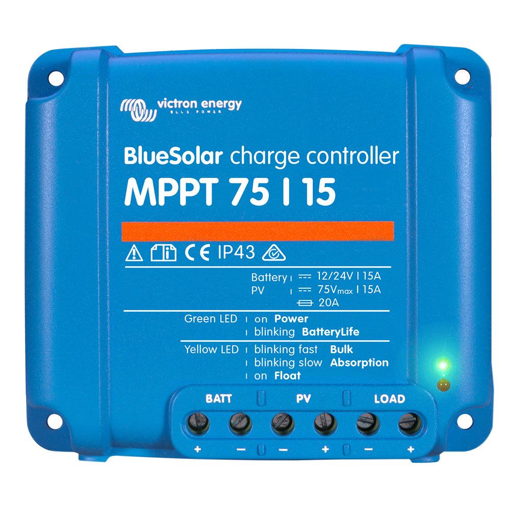 Victron BlueSolar MPPT Charge Controller - 75V - 15AMP - UL Approved [SCC010015050R] - SONARK MARINE 