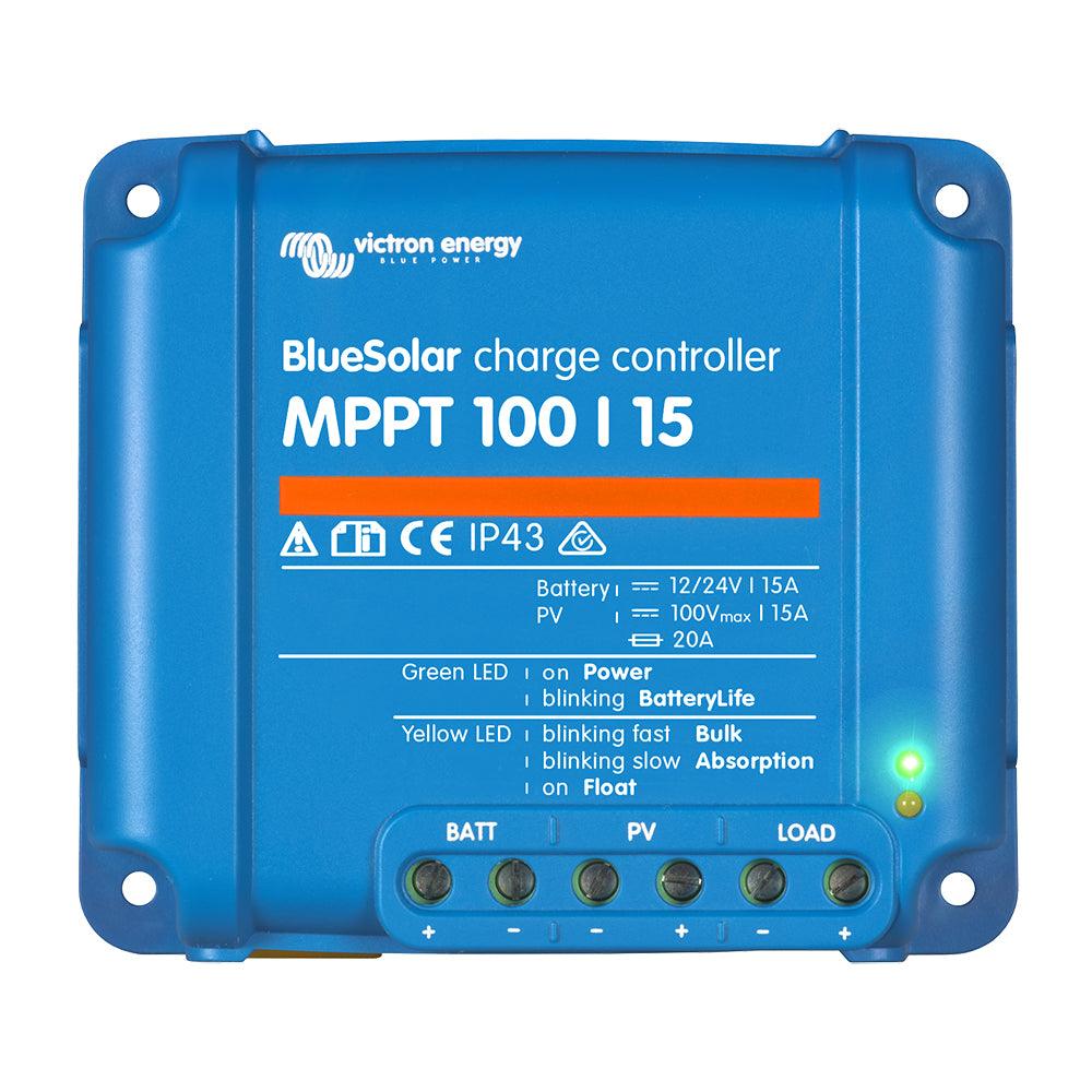 Victron BlueSolar MPPT Charge Controller - 100V - 15AMP - UL Approved [SCC010015200R] - SONARK MARINE 