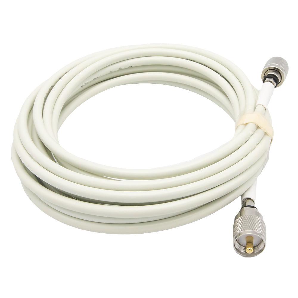 Shakespeare 20 Cable Kit f/Phase III VHF/AIS Antennas - 2 Screw On PL259S RG-8X Cable w/FME Mini Ends Included [PIII-20-ER] - SONARK MARINE 