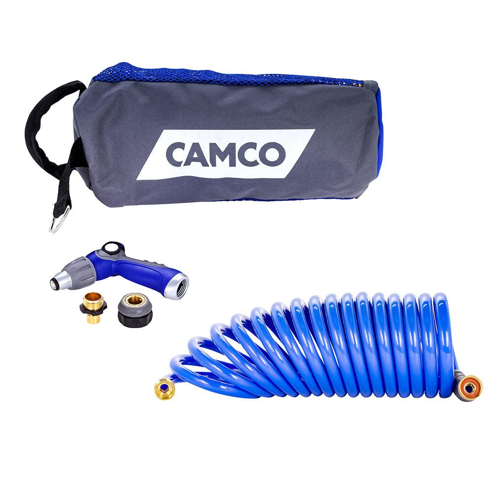 Camco 20 Coiled Hose Spray Nozzle Kit [41980] - SONARK MARINE 