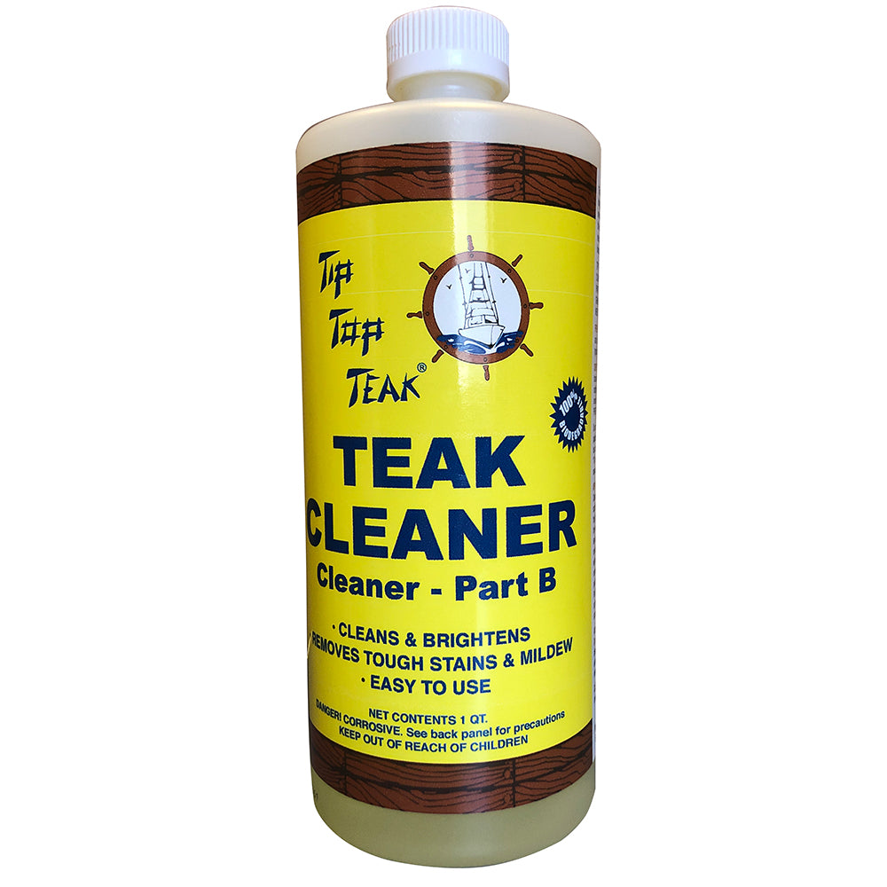 Tip Top Teak Cleaner Part B - Quart at Sonark Marine