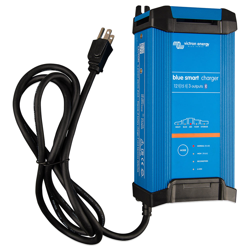 Victron Energy Victron Blue Smart IP22 12VDC 15A 3 Bank 120V Charger - Dry Mount at Sonark Marine