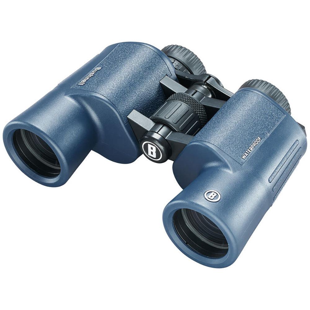 Bushnell 12x42mm H2O Binocular - Dark Blue Porro WP/FP Twist Up Eyecups [134212R] - SONARK MARINE 