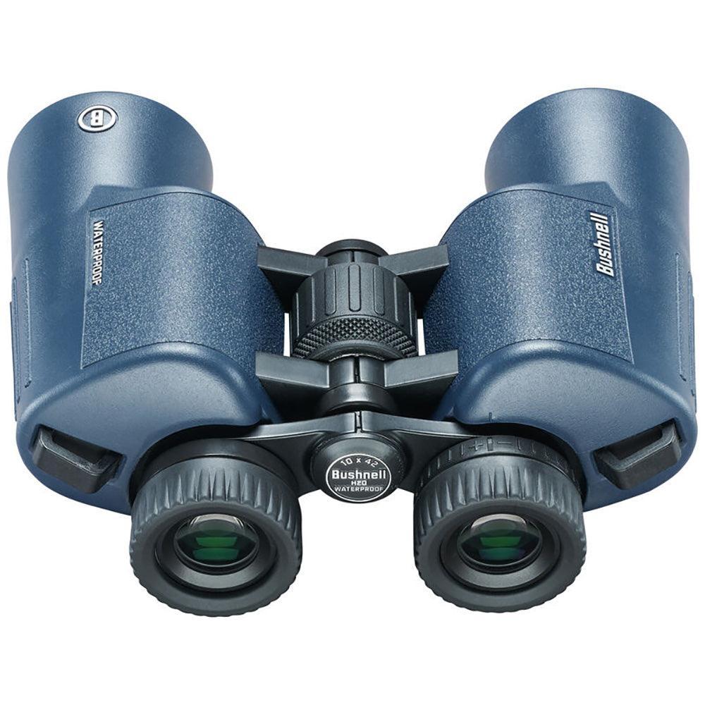 Bushnell 12x42mm H2O Binocular - Dark Blue Porro WP/FP Twist Up Eyecups [134212R] - SONARK MARINE 