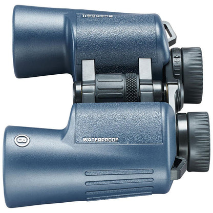 Bushnell 12x42mm H2O Binocular - Dark Blue Porro WP/FP Twist Up Eyecups [134212R] - SONARK MARINE 