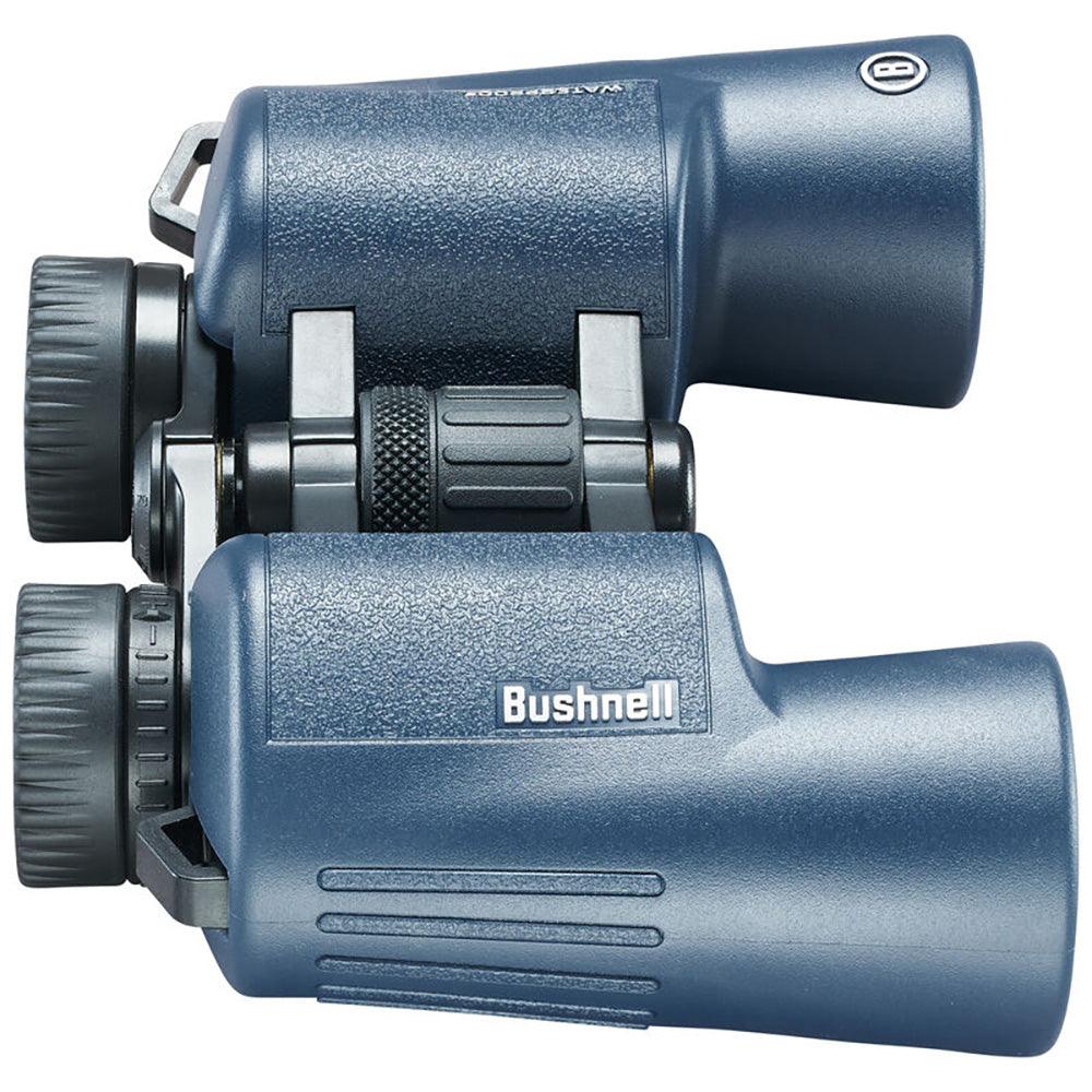 Bushnell 12x42mm H2O Binocular - Dark Blue Porro WP/FP Twist Up Eyecups [134212R] - SONARK MARINE 