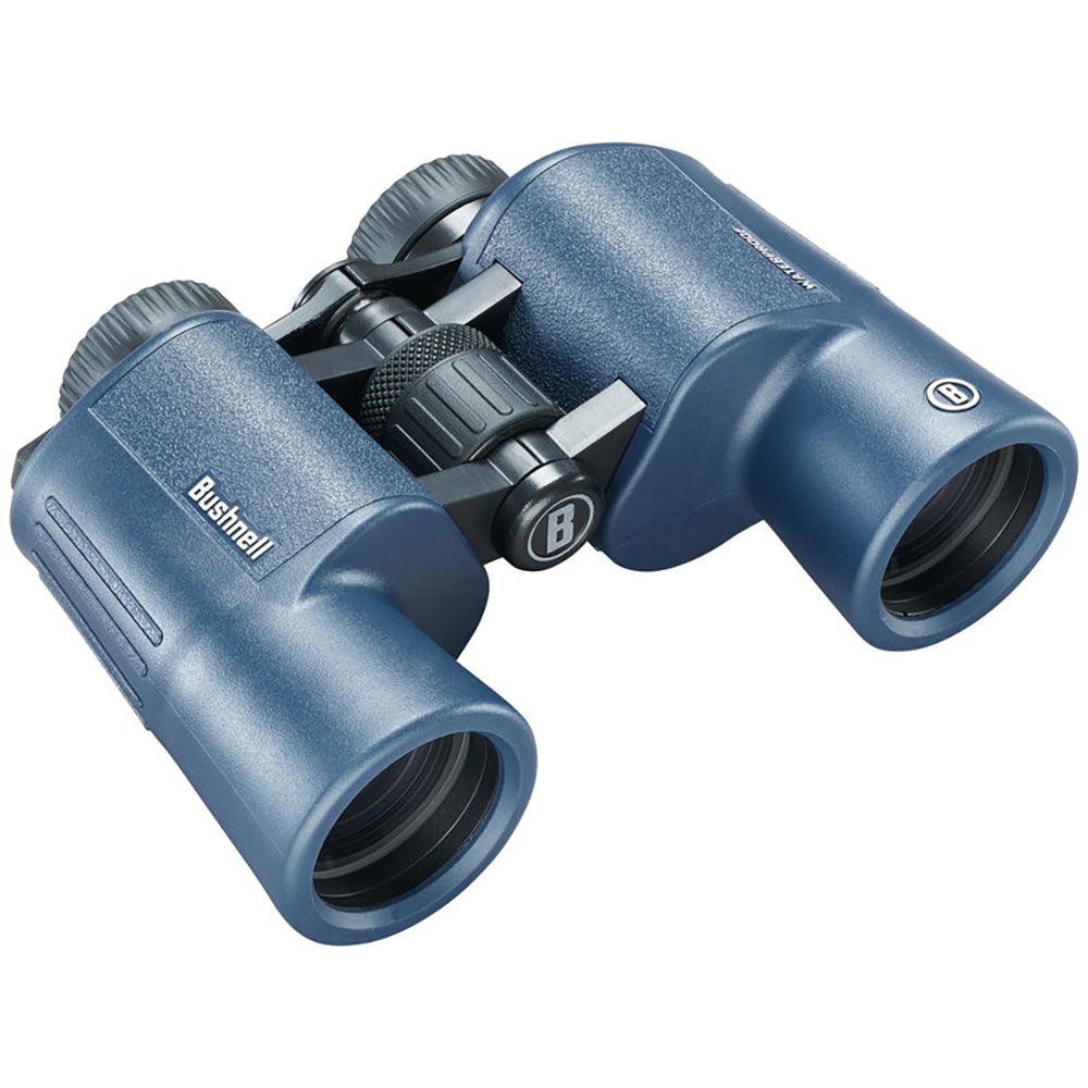 Bushnell 12x42mm H2O Binocular - Dark Blue Porro WP/FP Twist Up Eyecups [134212R] - SONARK MARINE 