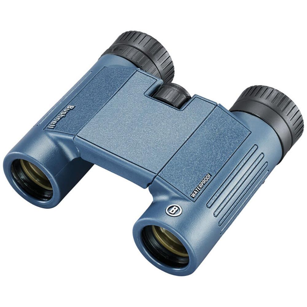 Bushnell 12x25mm H2O Binocular - Dark Blue Roof WP/FP Twist Up Eyecups [132105R] - SONARK MARINE 