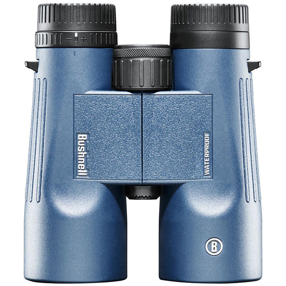 Bushnell 10x42mm H2O Binocular - Dark Blue Roof WP/FP Twist Up Eyecups [150142R] - SONARK MARINE 