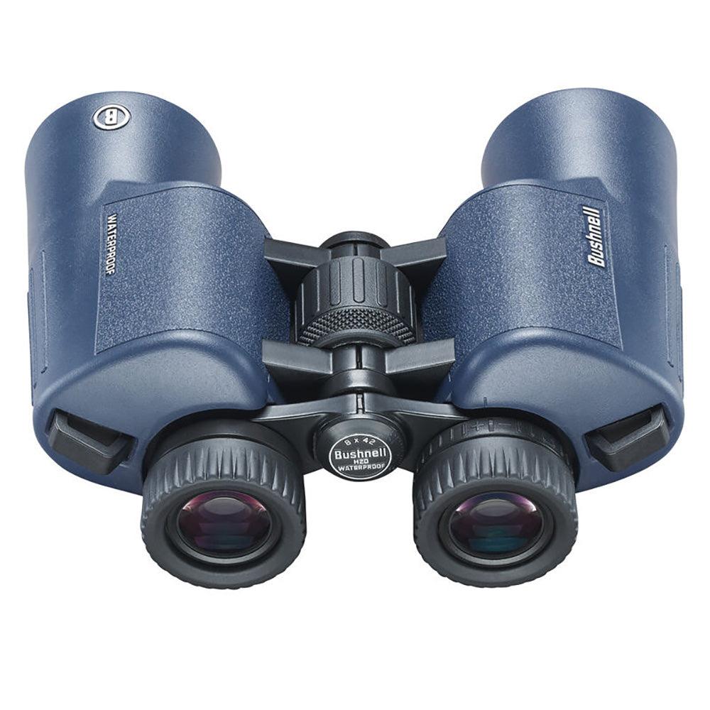 Bushnell 10x42mm H2O Binocular - Dark Blue Porro WP/FP Twist Up Eyecups [134211R] - SONARK MARINE 