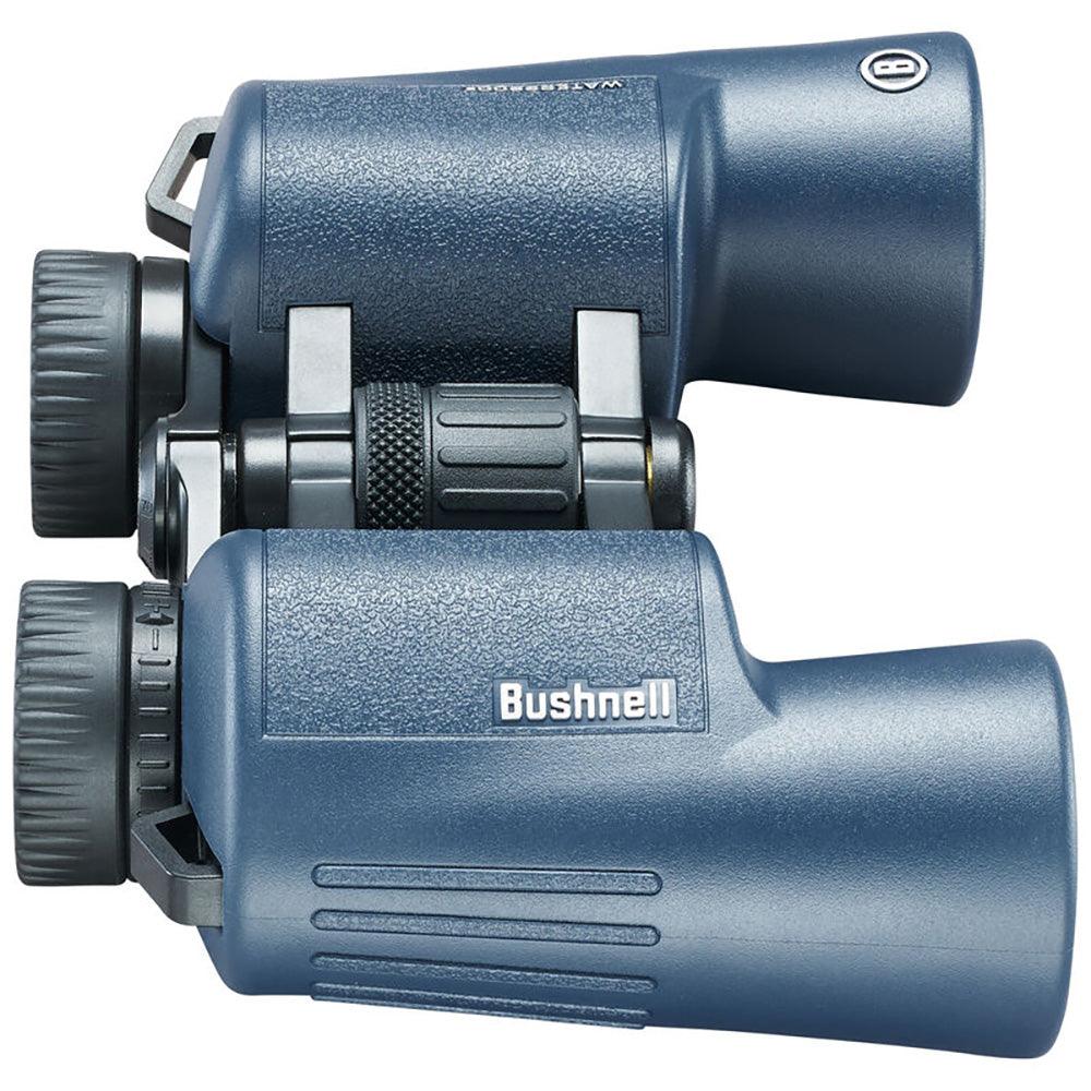 Bushnell 10x42mm H2O Binocular - Dark Blue Porro WP/FP Twist Up Eyecups [134211R] - SONARK MARINE 