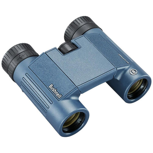 Bushnell 10x25mm H2O Binocular - Dark Blue Roof WP/FP Twist Up Eyecups [130105R] - SONARK MARINE 