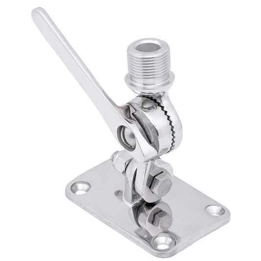 Whitecap Ratchet Antenna Mount - 316 Stainless Steel [S-1802C] - SONARK MARINE 