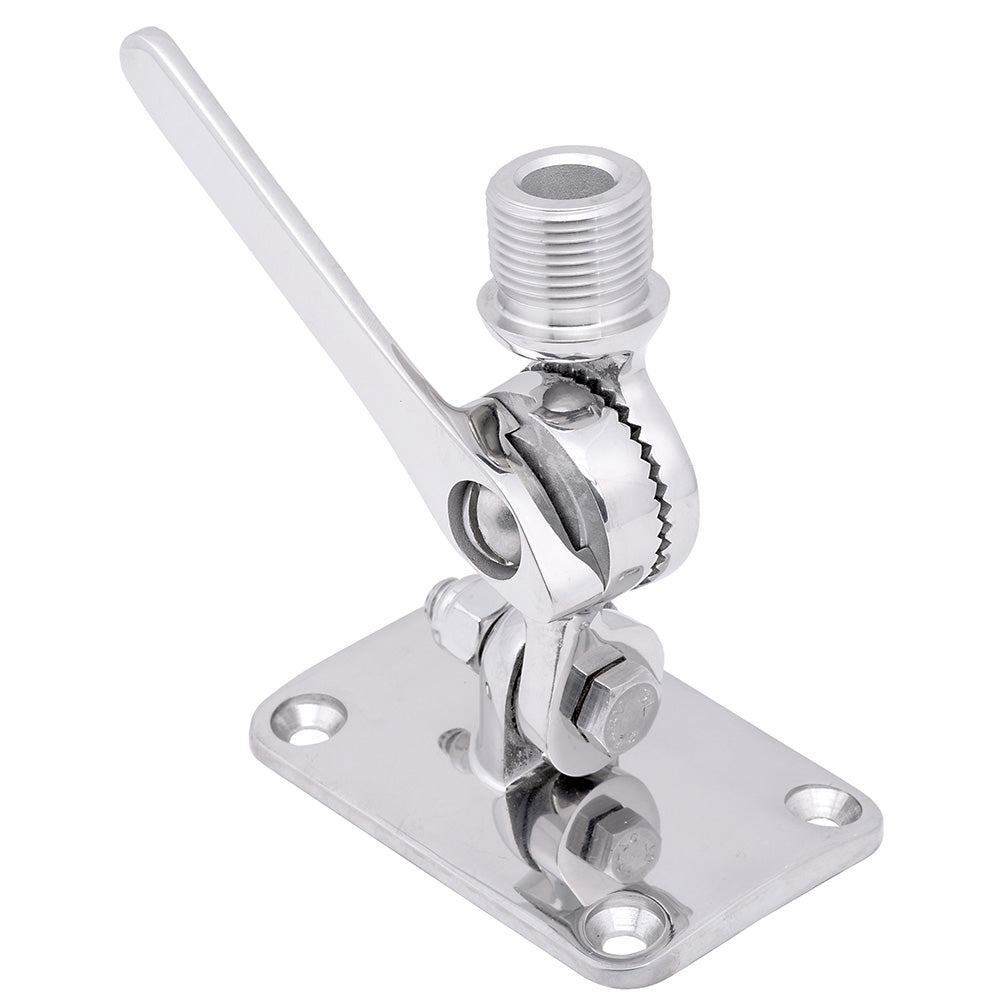 Whitecap Ratchet Antenna Mount - 316 Stainless Steel at Sonark Marine