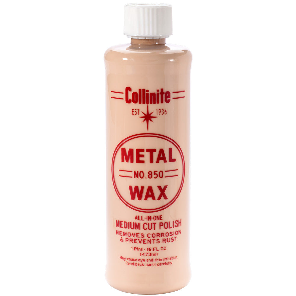 Collinite 850 Metal Wax - Medium Cut Polish - 16oz at Sonark Marine