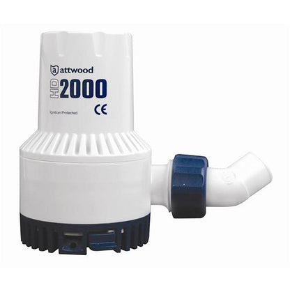 Attwood HD2000 Heavy Duty Bilge Pump - 24V 2000 GPH [4770-4] - SONARK MARINE 