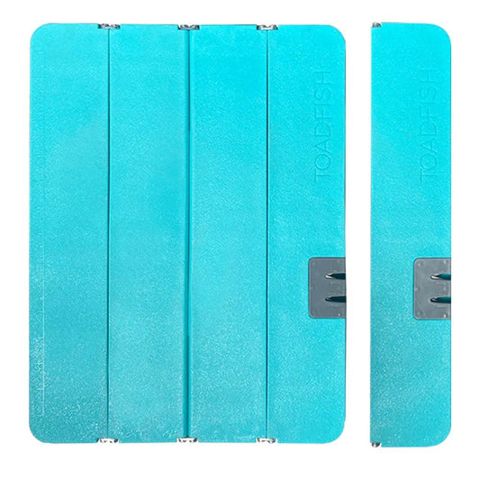 Toadfish Stowaway Folding Cutting Board w/Built-In Knife Sharpener - Teal [1054] - SONARK MARINE 