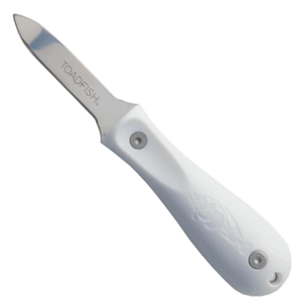 Toadfish Professional Edition Oyster Knife - White [1005] - SONARK MARINE 